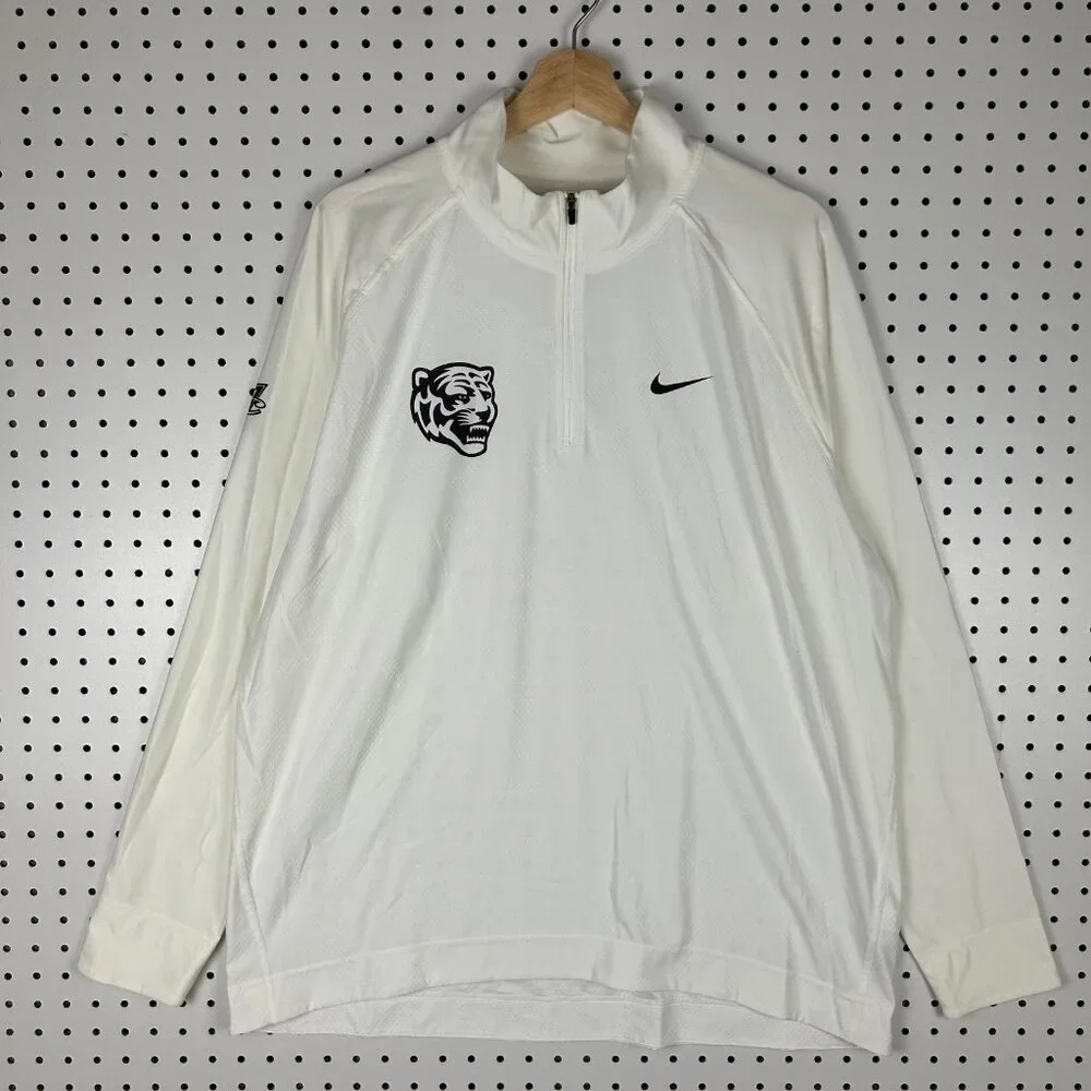 Nike 1 Cent‎ Memphis Tigers Quarter Zip XL White Camo Basketball Penny Hardaway